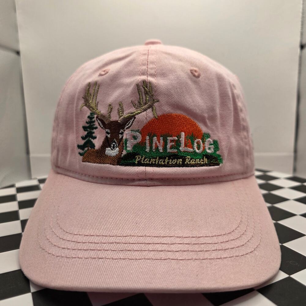 Pinelog Plantation Ranch Hat Pink Deer Hunting‎ Dad Hat Mo Betta Outdoor Cap NWT